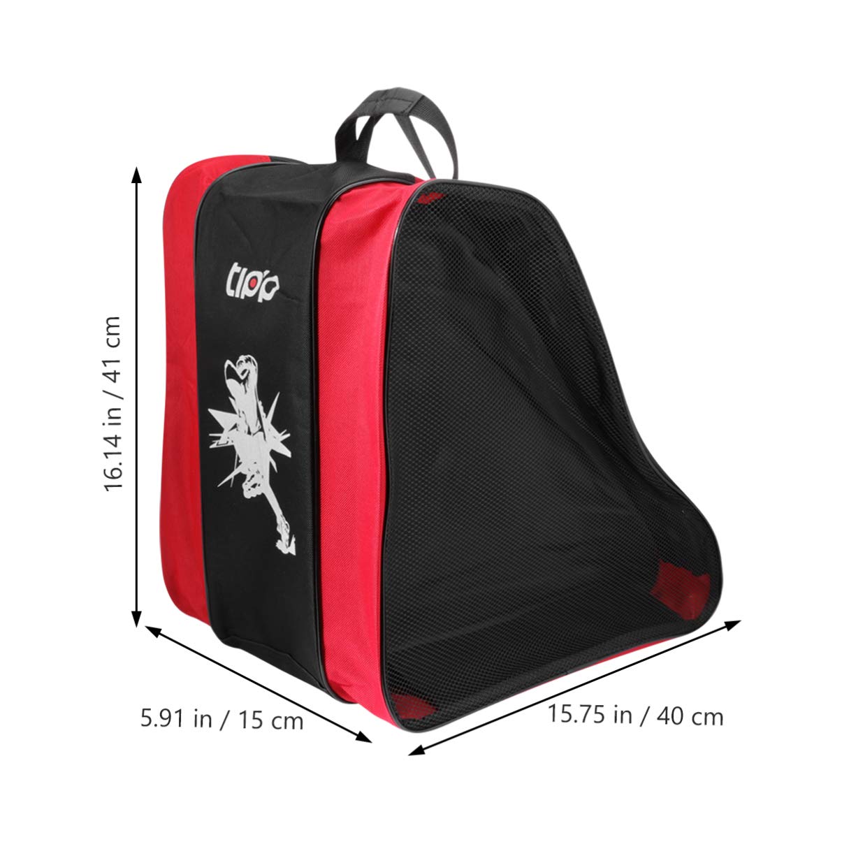 BESPORTBLE Roller Skate Bag - Portable Triangle Storage Bag For Ice Skates, Roller Skates & Sports Gear