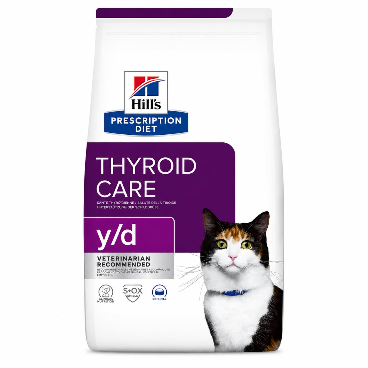Hill's Prescription Diet y/d Thyroid Care Dry Cat Food 3kg