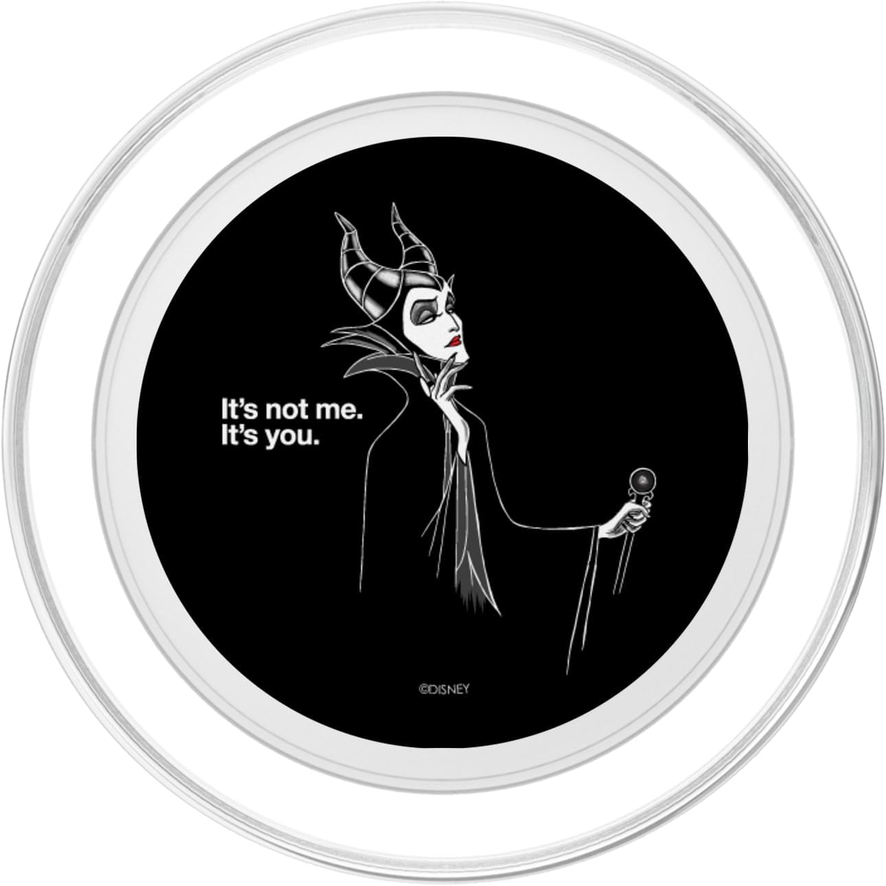 Disney Villains Maleficent It's Not Me It's You PopSockets PopGrip for MagSafe - Image 2