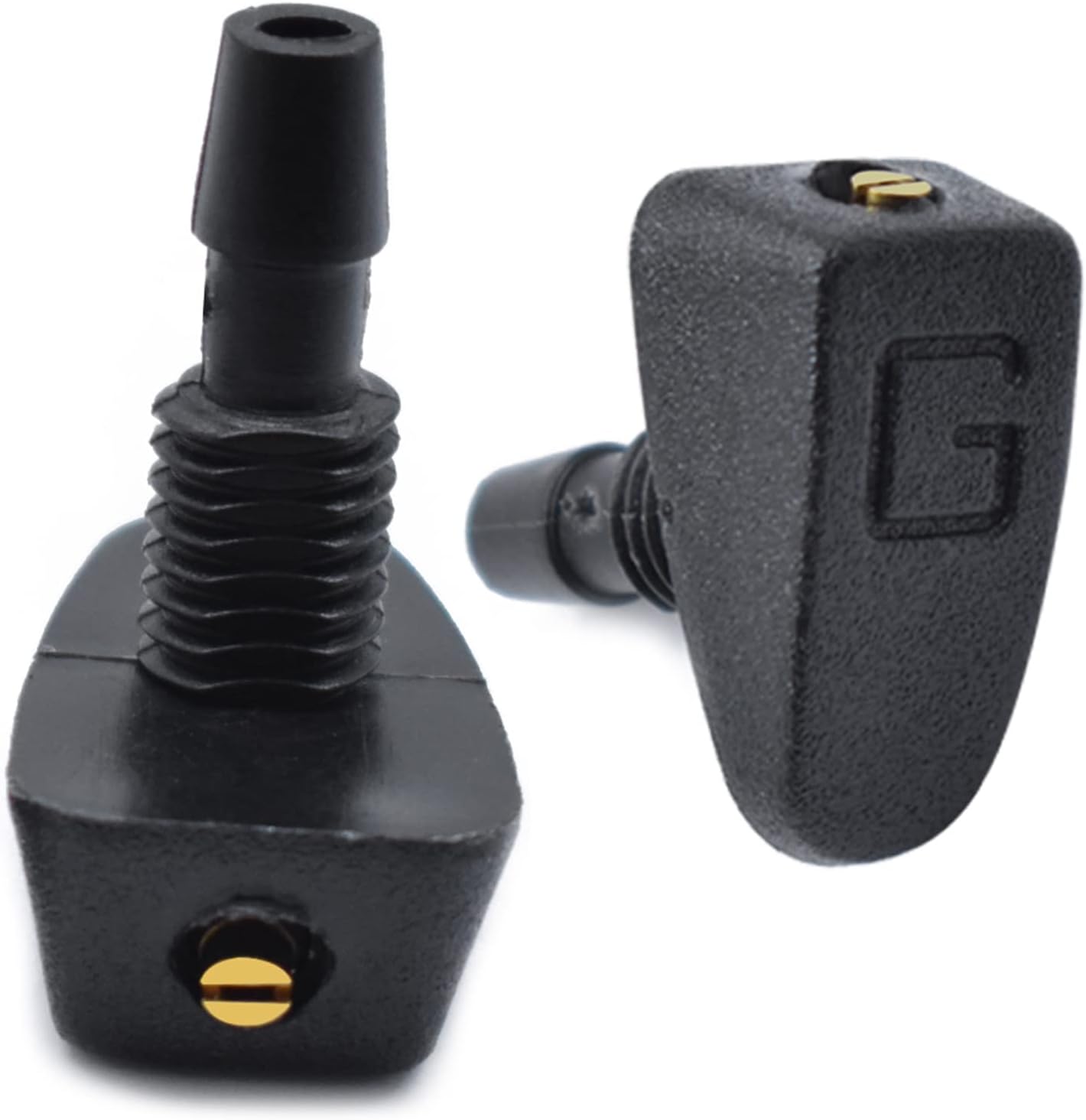 2Pcs Car Front Windshield Hose Check For Wiper Washer Nozzle Wearproof Nozzle Car Accessories