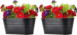 URbazaar 2 Pcs Hanging Flower Pots
