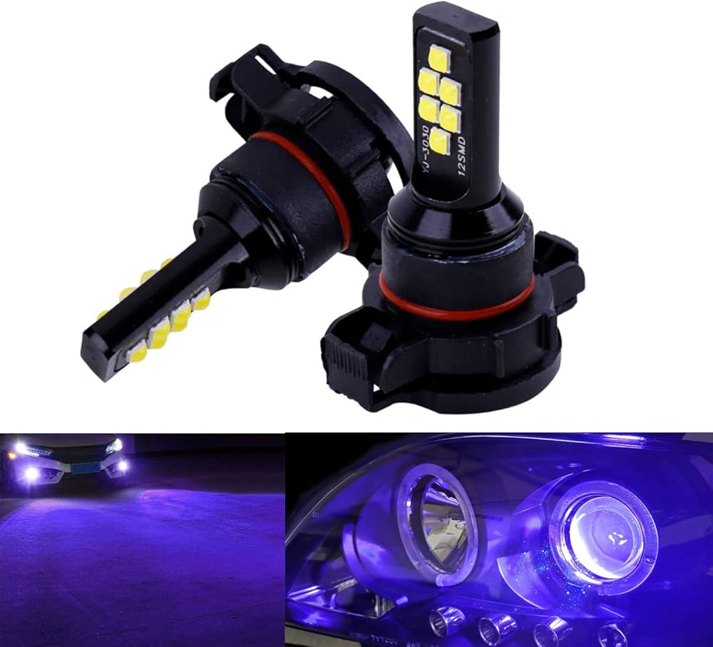 REAL LEDグロウライト 56個搭載 Amazon.com: SOCAL-LED LIGHTING 2x H16 5202 LED Fog Light Bulb for