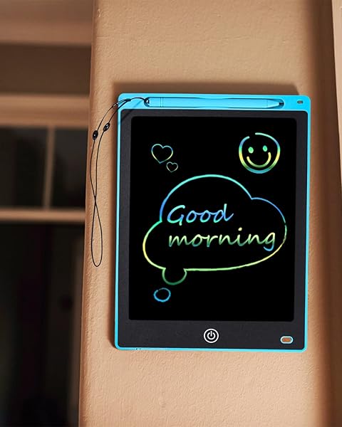 2 piezas Tableta de Escritura LCD para Niños, 10 Pulgadas Tablero de Dibujo LCD Tableta Gráfica con Lápiz, Pantalla Colorida Borrable Reutilizable Juguete Educativo para Niñas Niños de 3+ Años - 4
