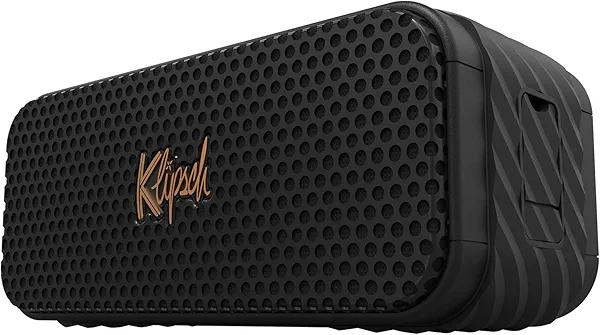 Klipsch Nashville Portable Bluetooth Speaker with a 2.25" full range drivers for 360 degree audio, IP67 dust and waterproof rating, 24 hours of playtime for a premium live concert experience