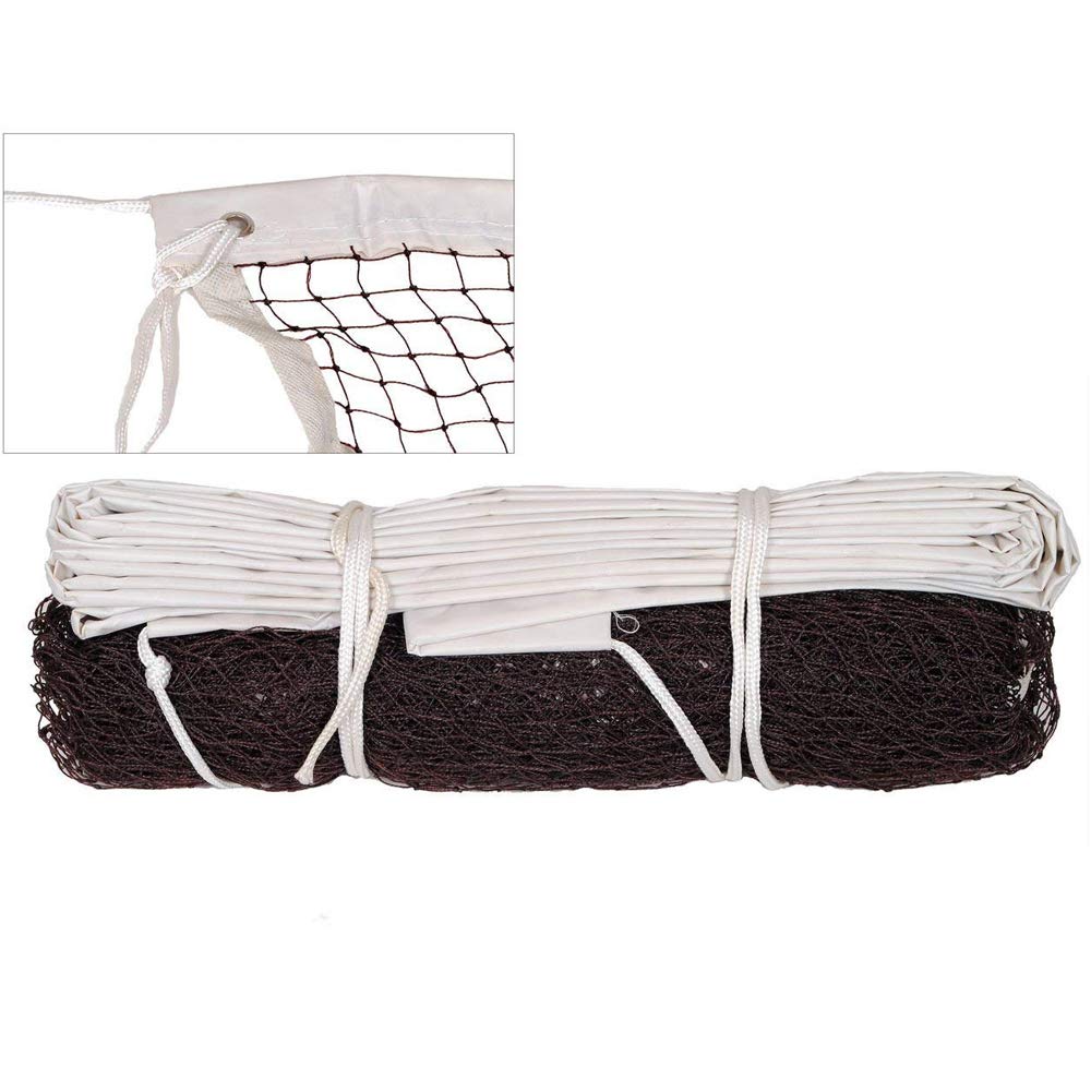 Heega™ Heavy Quality Standard Size Nylon Badminton Net (Brown) (B07M93168M) Amazon Price History, Amazon Price Tracker
