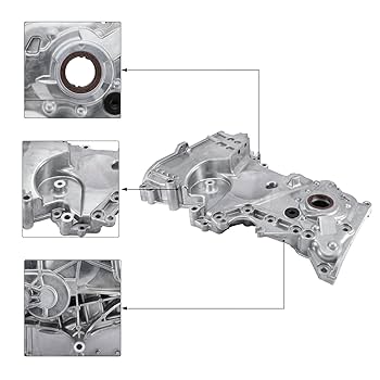 AULINK M580 21350-2E030 Timing Chain Cover Oil Pump For