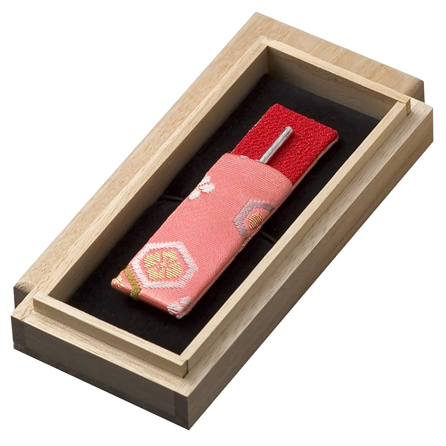 Amazon.co.jp: 快適甲斐 銀の爪楊枝 ケース赤 【山梨の職人技