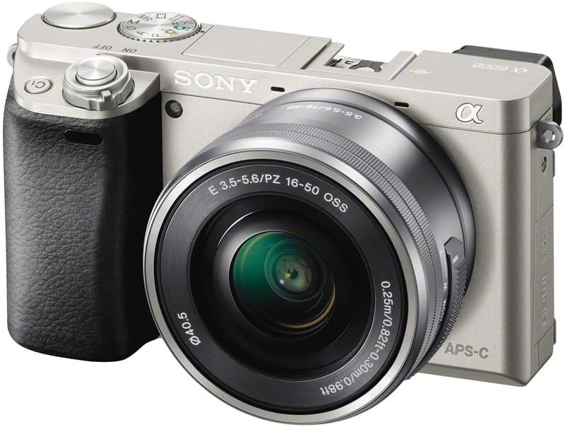 Sony Alpha a6000 Mirrorless Digital Camera - Body only (Silver) - International Version (No Warranty)
