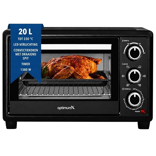 OptimumX Mini Oven – 20 Litres