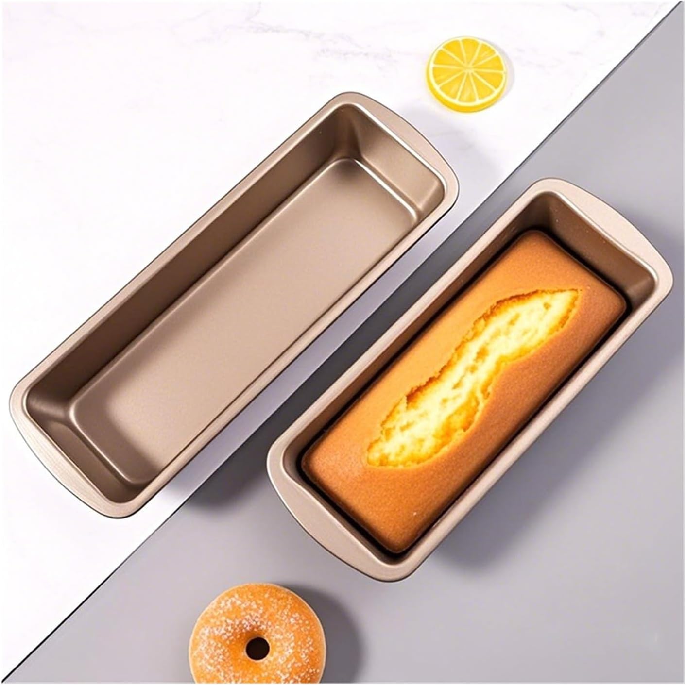 Pound Cake Bread Mold Rectangular Non-stick Long Small Toast Box Commercial Oven Household Baking Tray Baking Tools(Poundcakemold-small)
