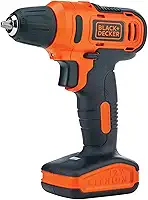BLACK+DECKER Furadeira e Parafusadeira 3/8 Pol Bateria, 900 RPM, 13 Acessórios, Potência e Versatilidade, Modelo LD12S, 12V