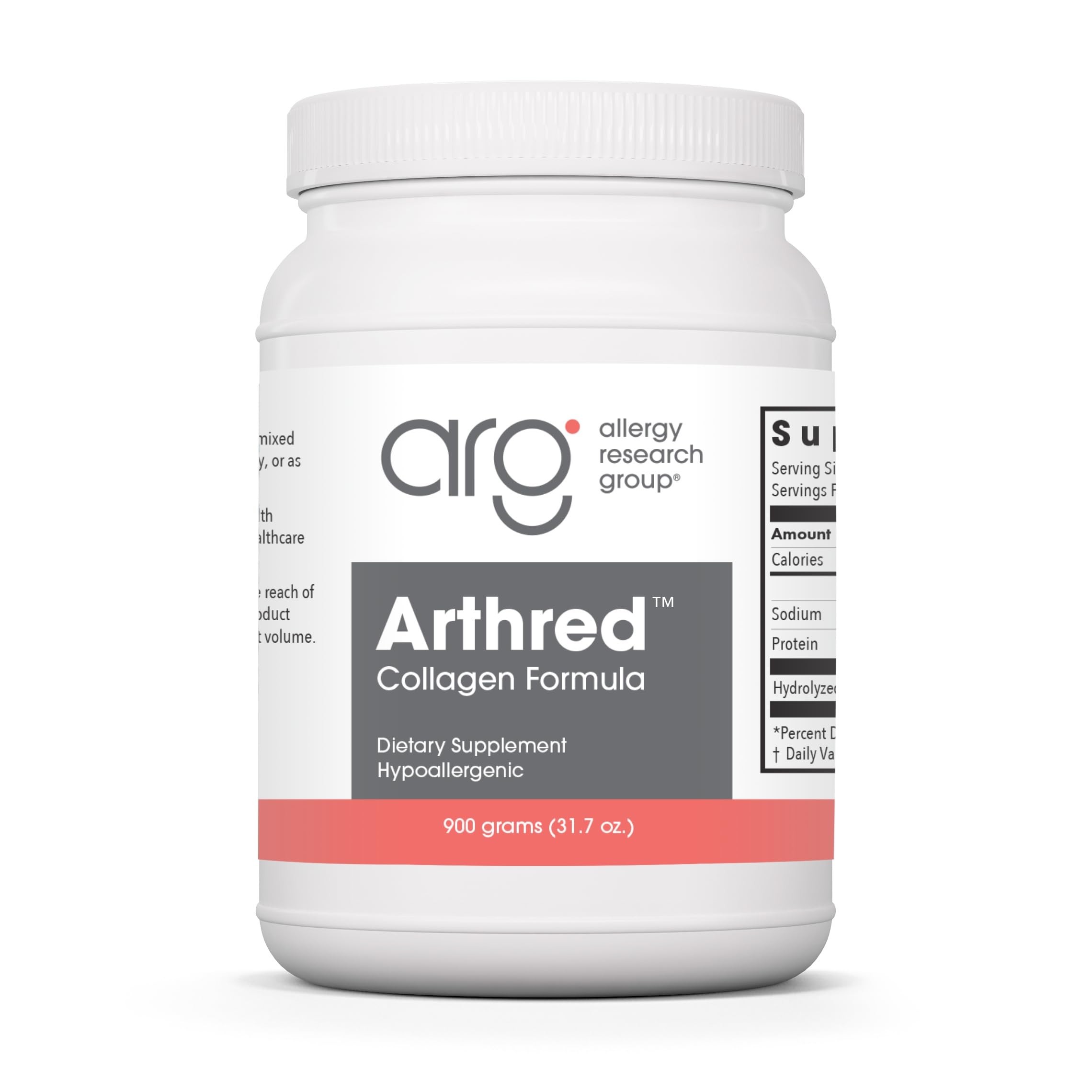 ARG Arthred Collagen Powder, Connective Tissue, 31.7 oz 1.98 Pound (Pack of 1)