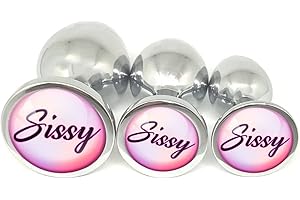 Sissy Cute Pink Metal Butt Plug, Toys for Femboys