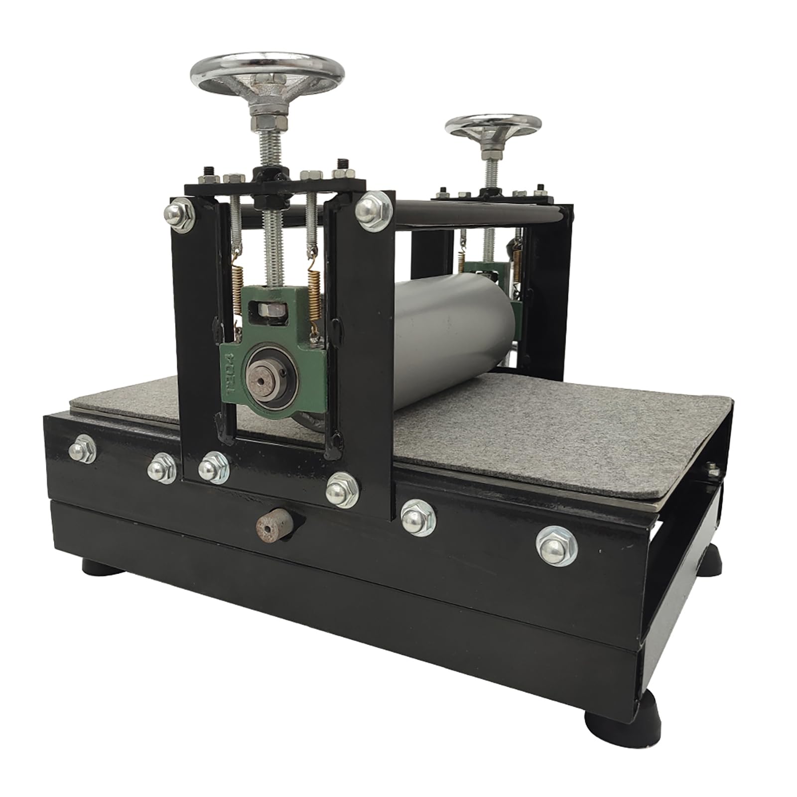 WYDDDARY Manual Portable Slab Roller Machine Tabletop Heavy Duty Printmaking Machine Panel Size 19.7" x 12.6" Height Adjustable for Printmaking