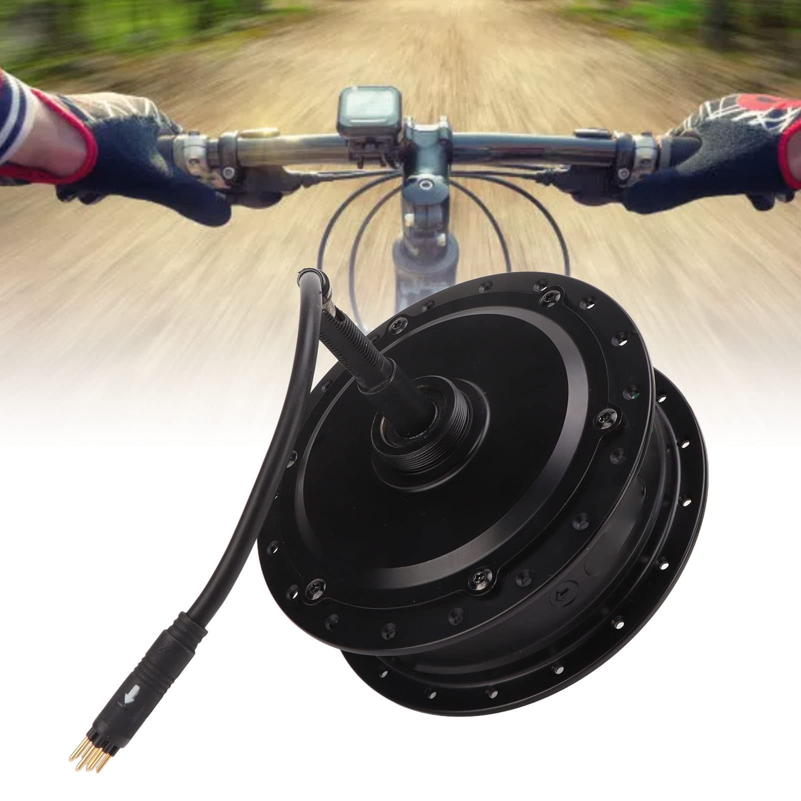 Amazon.co.jp: 電動自転車変換モーター、防水電動自転車リアホイール