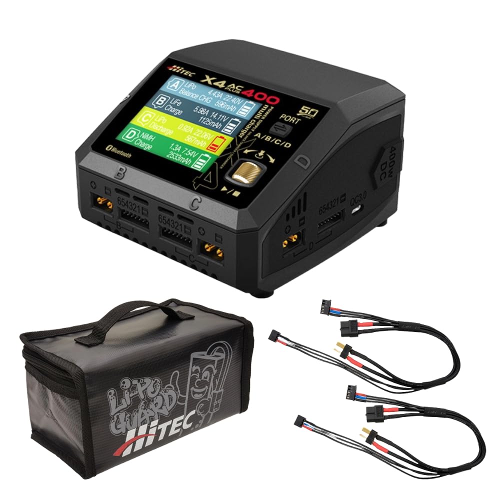 ハイテック X4AC PLUS 400 AC/DC 充・放電器 Multi Charger X4 AC PLUS 400［ マルチ