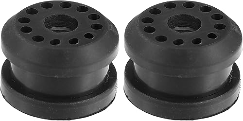 Motoforti Buje de enlace de caja de transferencia, para Dodge para Ram 2500 2003-2008, goma, 52105555AA 55366066AB, negro, 2 piezas