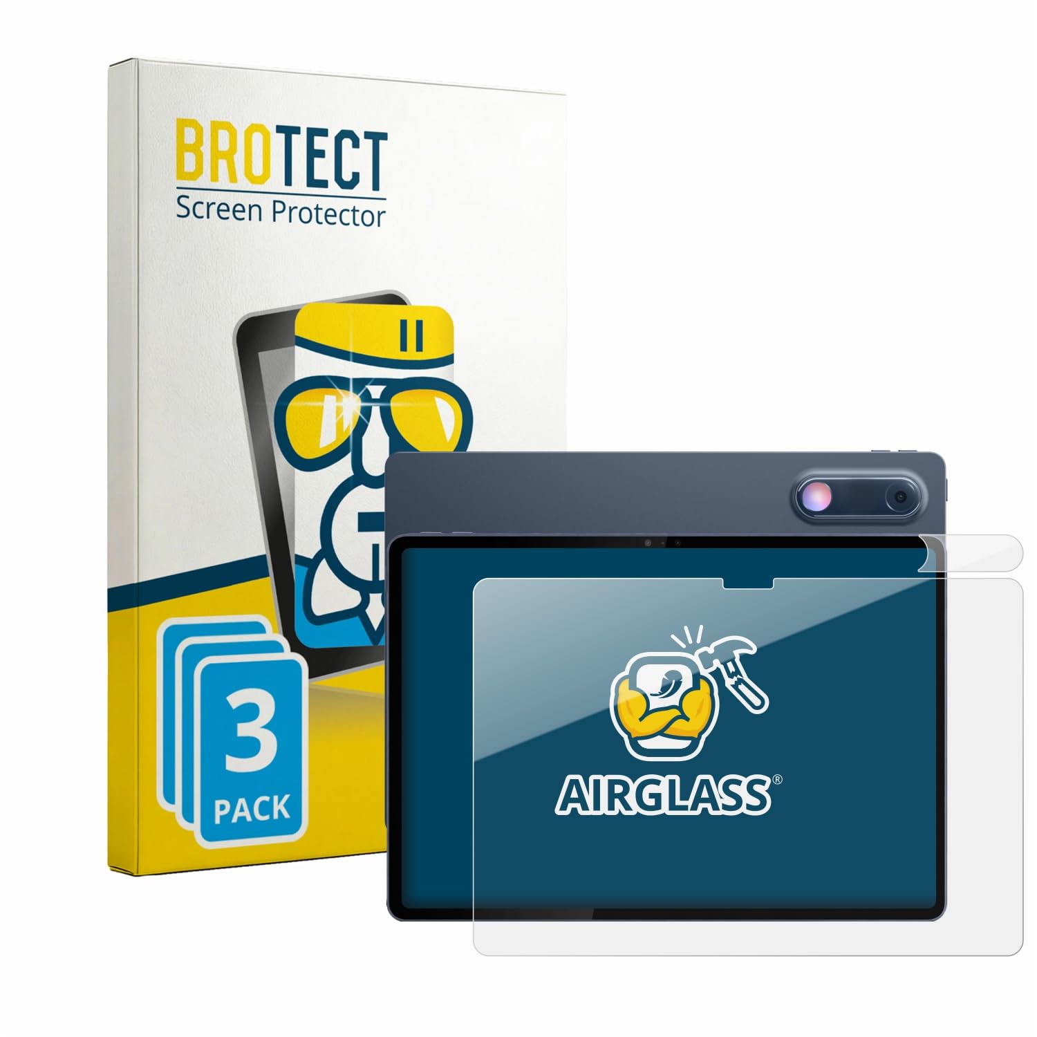 BROTECT Lámina Cristales para Lenovo Yoga Tab Gen 2