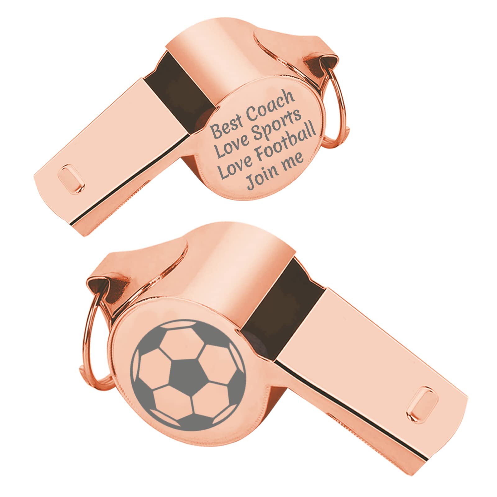 Fischietto Arbitro Personalizzato Uiopa - Acciaio Inossidabile, Con Incisione E Cordino, Per Allenatori E Insegnanti