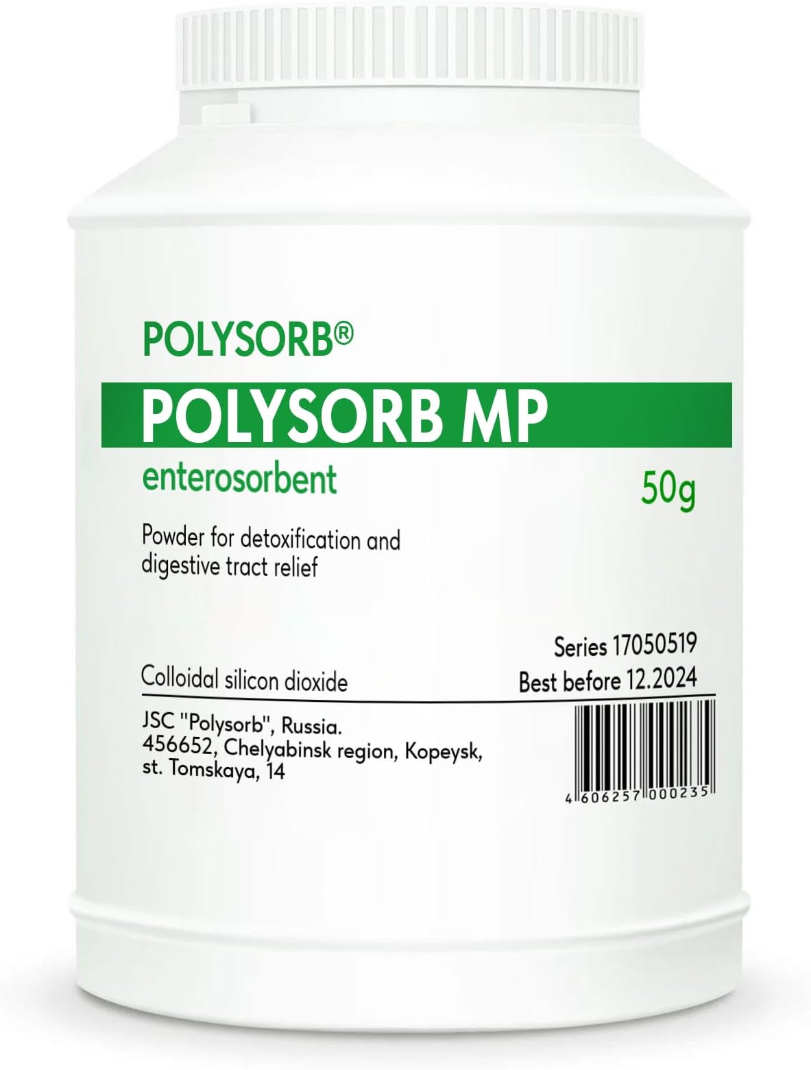 Polisorb Polysorb Adsorbente Detox Powder for Preparation of Suspension for Cleaning 50 Gramm 1.7oz