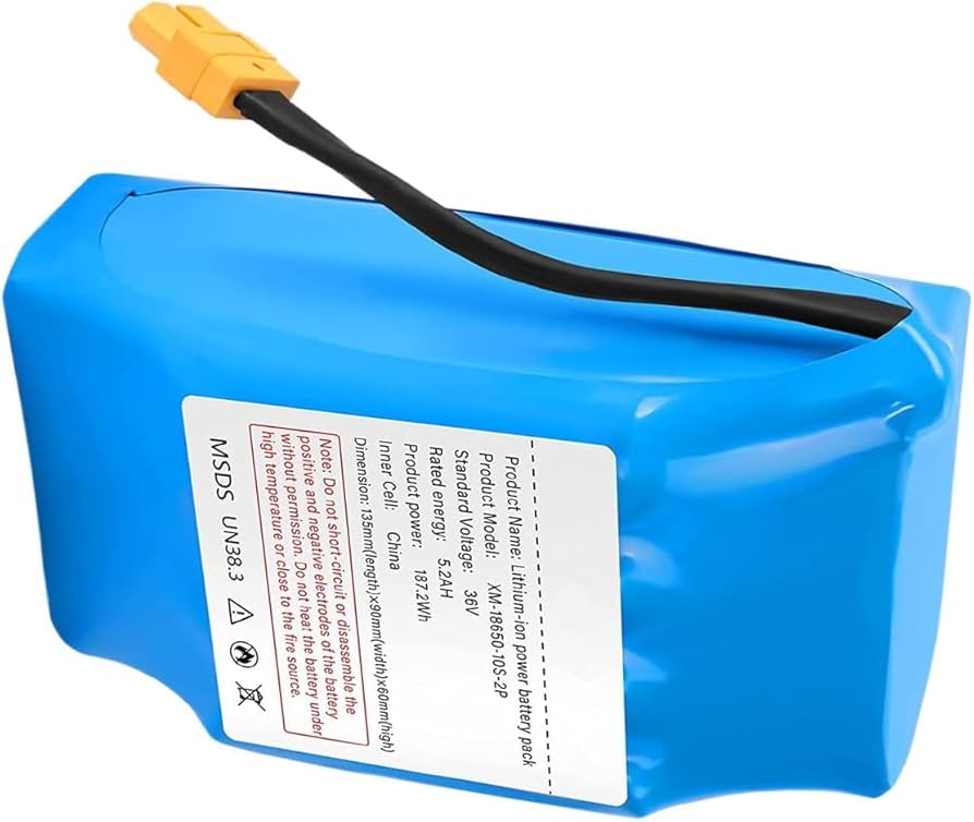 Amazon.com: TEMIBATT 10S2P Lithium Battery for Hoverboard - 36V