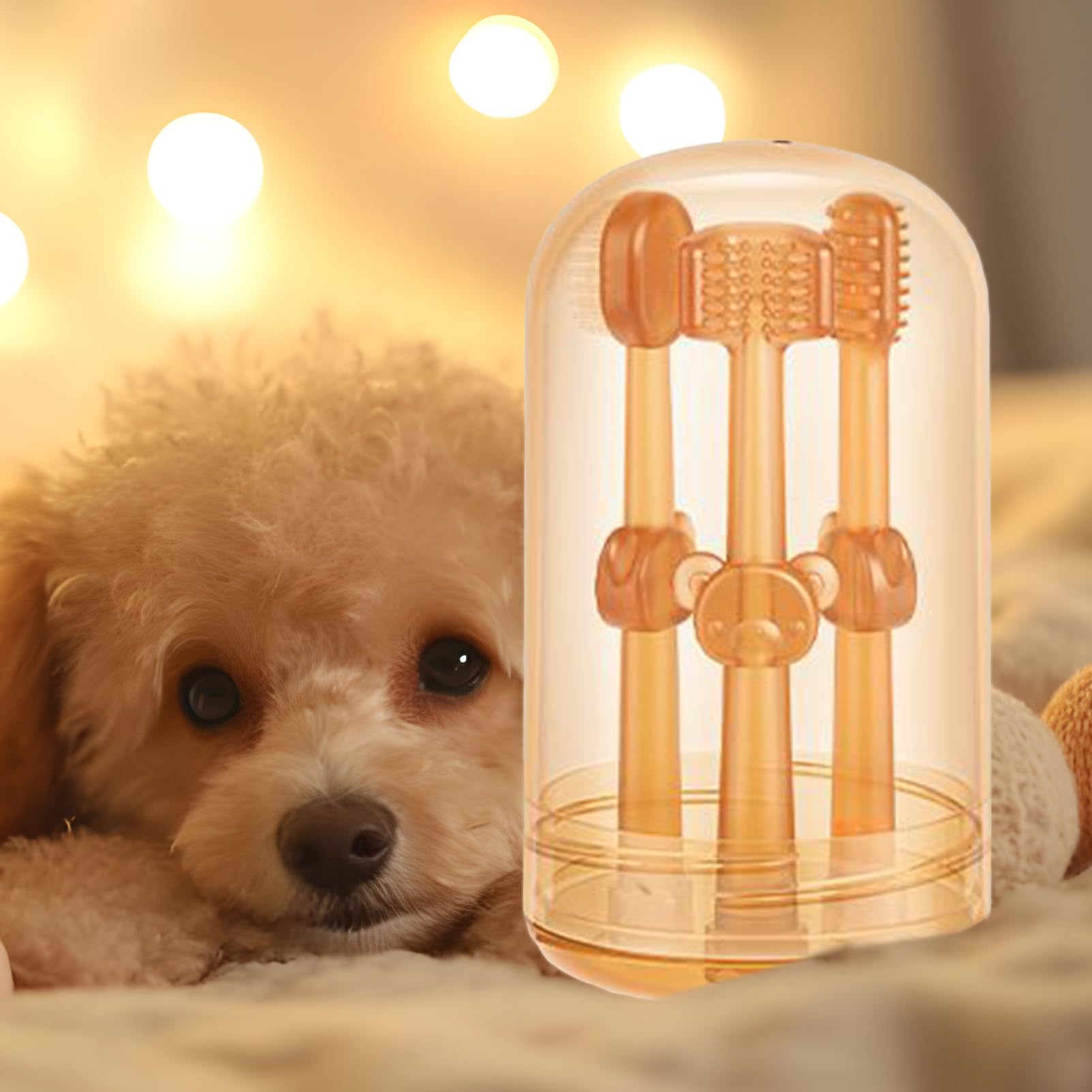 Spazzolino Da Denti Per Cani, Spazzolino Da Denti Gatto - Pulizia Dei Denti Per Cani,1Set Dogue Tingua Oriale Per La Cura Della Cura Orale Per Grandi E Piccole Razze