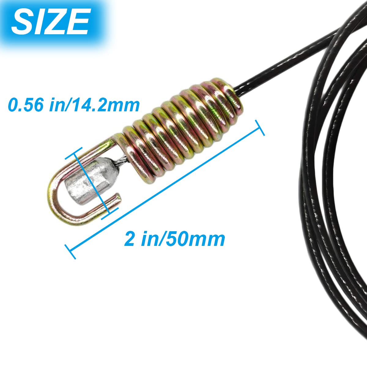 ZAMDOE 746-04230 Cable de transmisión de Embrague para MTD para Cub Cadet para Yard Man Snowblower Snow Thrower 746-04230 746-04230A 946-04230 946-04230A Cable de barrena