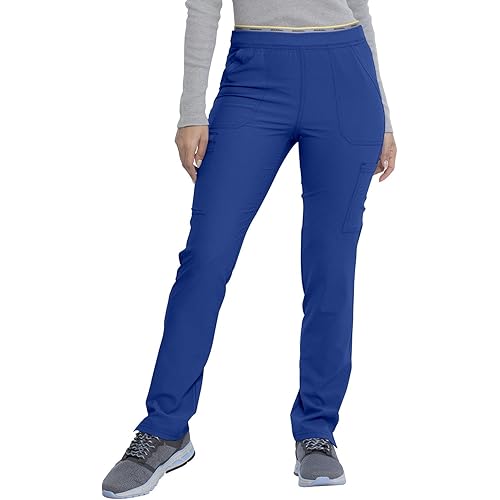 Dickies Retro Women Scrubs Pant Mid Rise Tapered Leg Pull-on Cargo DK035