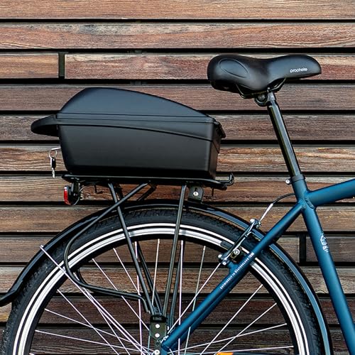 Polisport Fahrradgepäckträgerbox mit Quick-Release 5KG / 11L, Kunstoff, abschließbar, schwarz