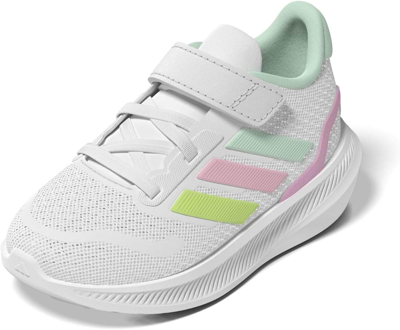 White/Clear Mint/Clear Pink