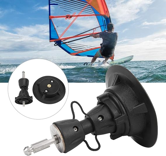 Windsurfing Mast Base, 360 Degree Rotation Mast Foot Compatible with Sailing Board Wind Sail Gear
