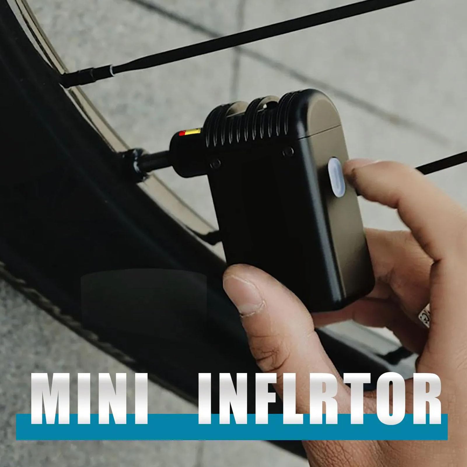 Inflador de Neumáticos para Bicicleta Inflador Eléctrico Miniatura De