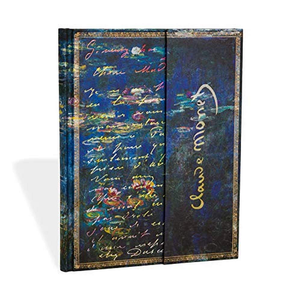 Monet (Water Lilies), Letter to Morisot Ultra Unlined Hardcover Journal, 144pg, 120GSM by Paperblanks (Embellished Manuscripts Collection)