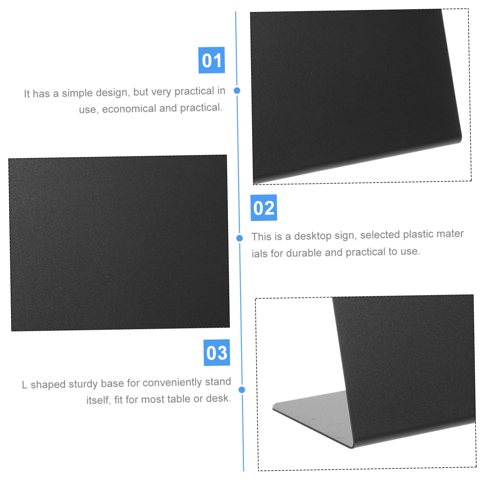 Gadpiparty 4 Set Segni Di Lavagna Per Tavolo Lavagna Per Messaggio Decorazione Primo Segni Della Di Da Tavolo Di Grandi Dimensioni Scrivania Tavole Con Plastica