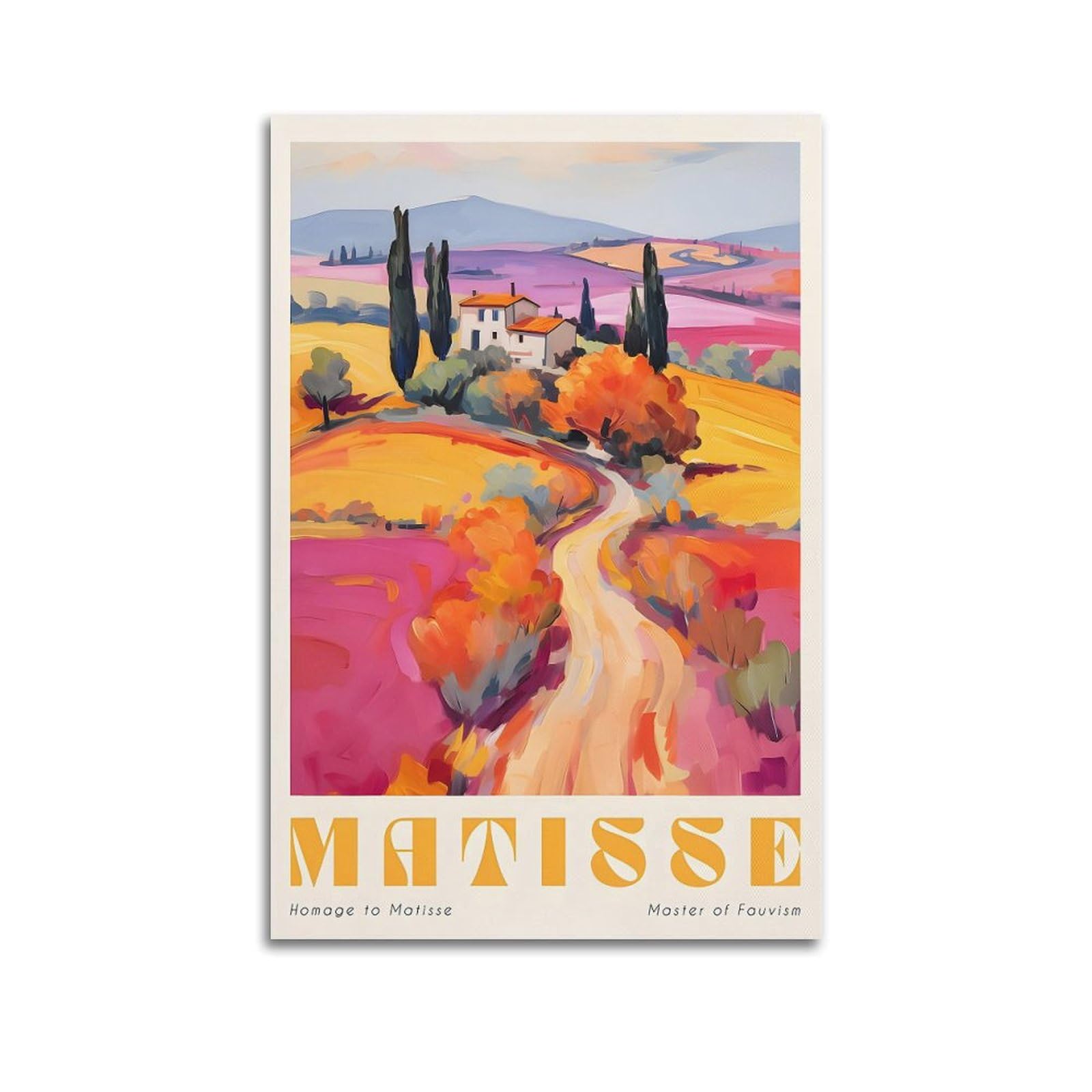 Ckjenjbkm Unframe-Style Henri Matisse Prints Flower Abstract Posters Aesthetic Canvas Wall Art Print Home Decor For Bedroom Living Room20x30inch(50X75cm)