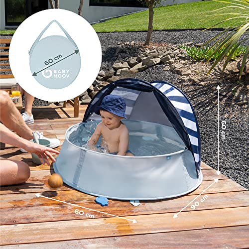 Image of Babymoov Aquani Anti UV Tent and Paddling Pool Mariniere 0+