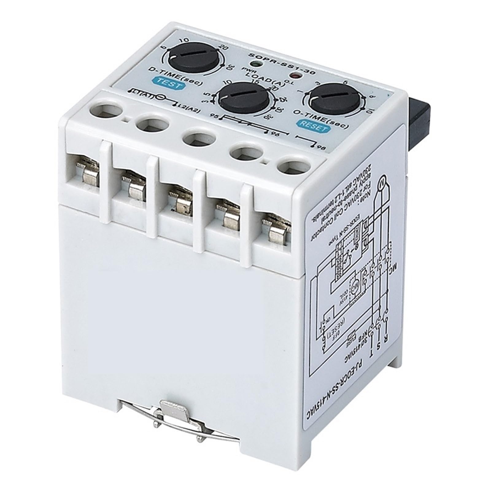 Relé térmico de protección electrónica del motor SOPR-SS1(3-35A,Un 90-260VAC)