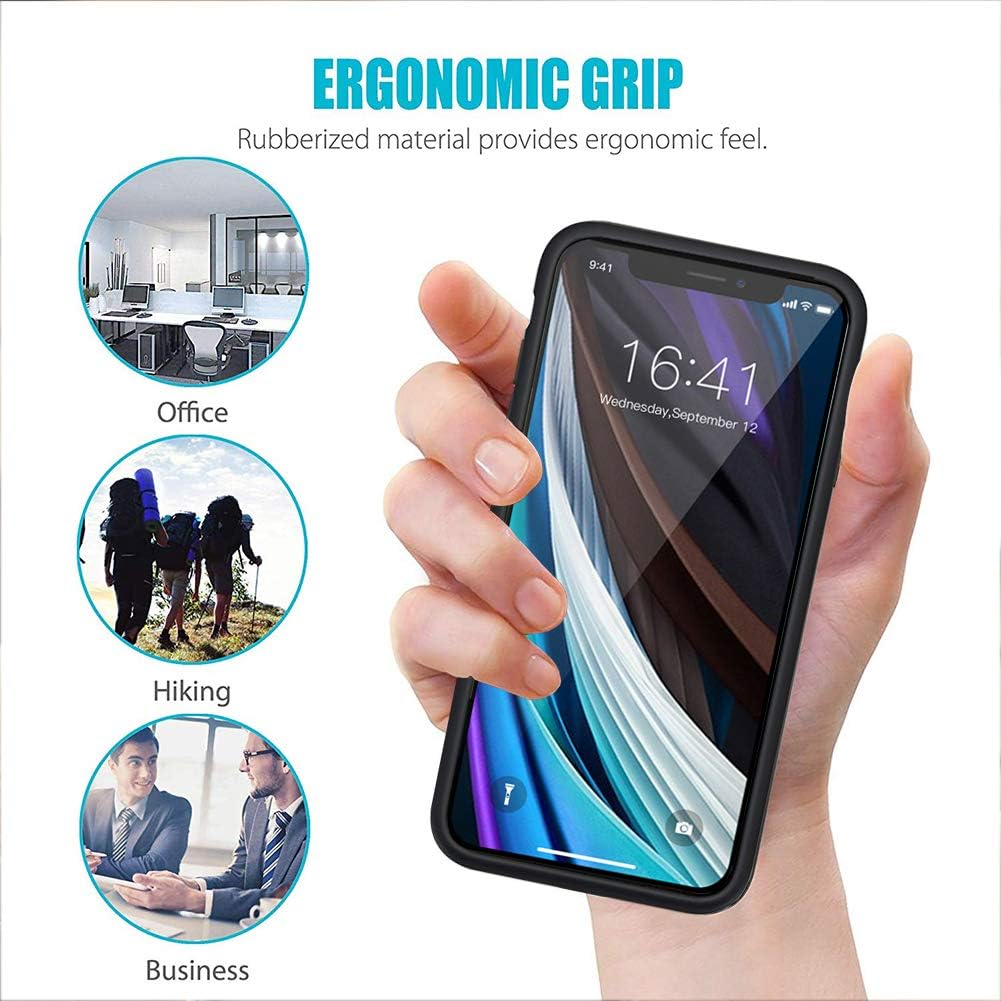 Battery Case for iPhone 12 Mini, Full Encircle 6000mAh Ultra-Slim Rechargeable Portable Charging Cover Extended Battery Pack Compatible with iPhone 12 Mini (5.4 inch) Charger Case with Carplay-Black