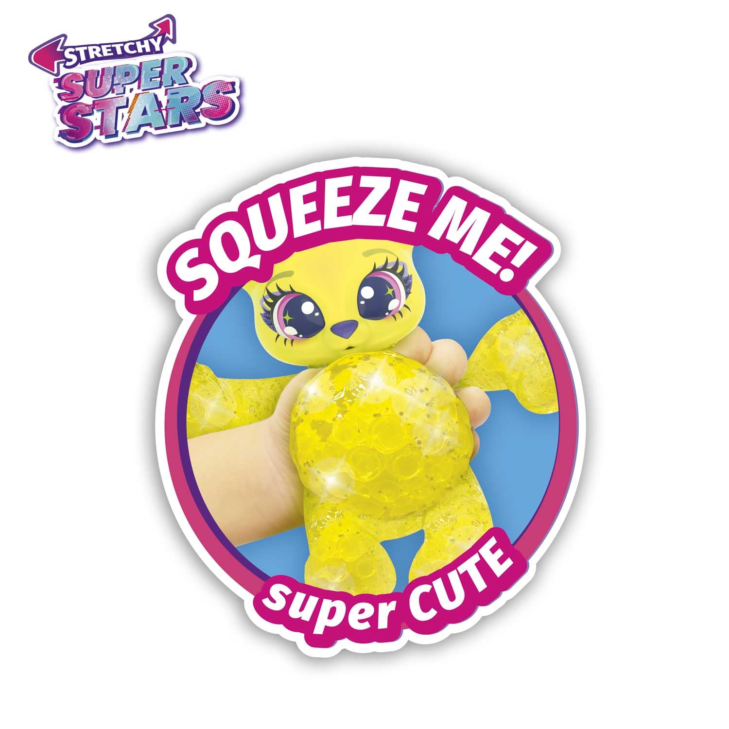 STRETCHY SUPERSTARS Squishy Sensory Toys for Kids Age 3+, 6 Collectible Stretch Figures with Slime Filling - Image 2