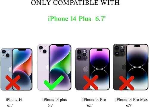 Miniatura 5 de Eurdosmk Funda estética con versículos bíblicos compatible con iPhone 14 Plus, bonita funda cristiana con citas positivas para iPhone 14 Plus para