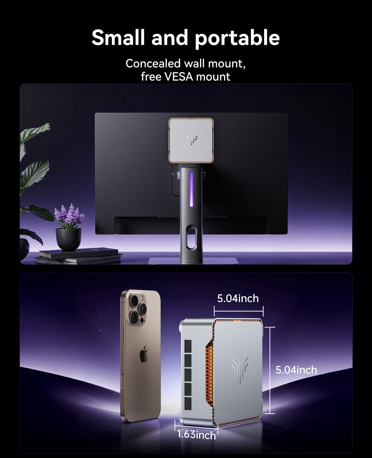 KAMRUI Pinova P2 Mini PC, in-tel Core 12600H (Beat 6800, up to 4.5GHz) 16GB RAM 512GB SSD Mini Desktop Computers, Triple 4K Display 6*USB3.2, USB-C, HDMI, DP, WiFi6, BT5.2, Home Office Casual Game