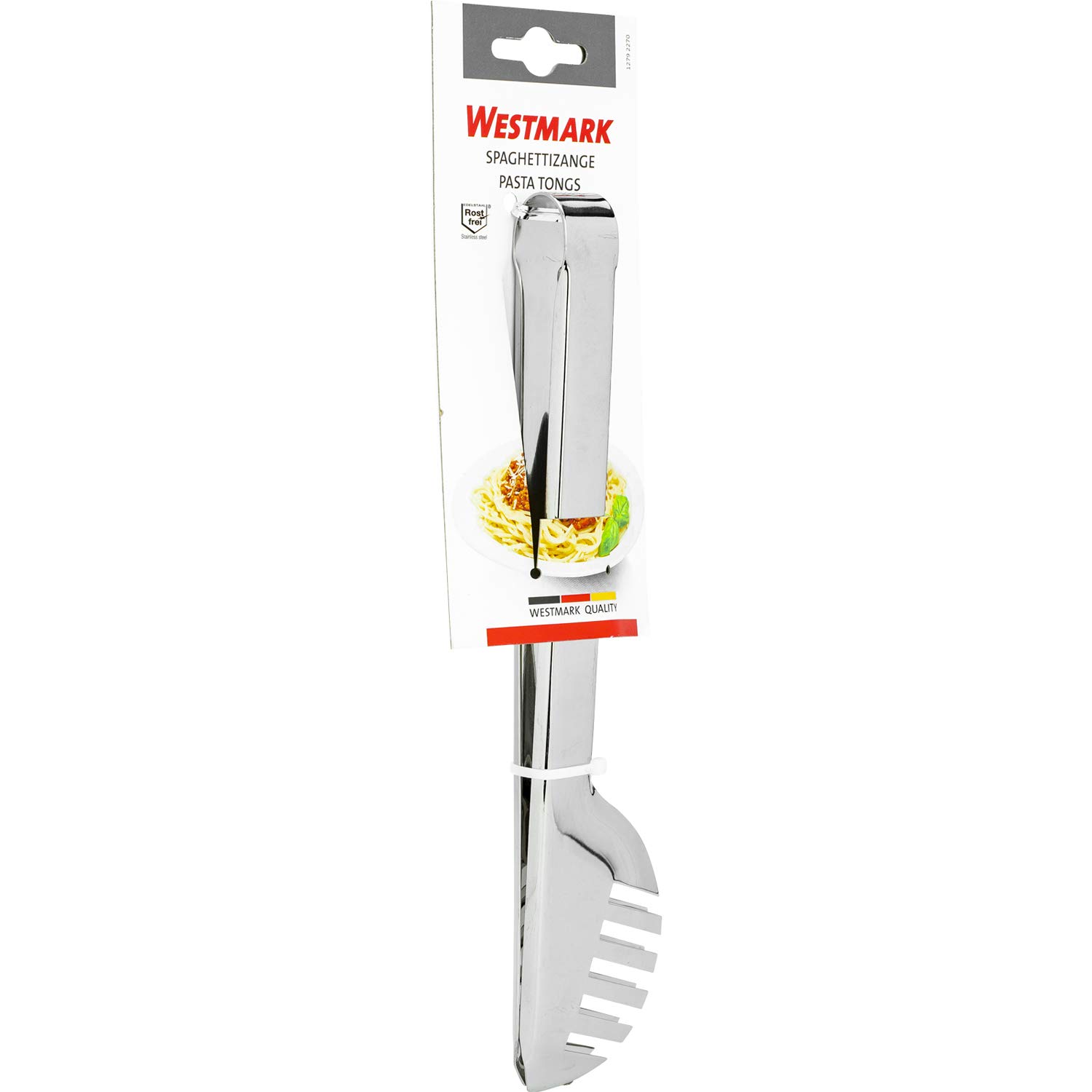 Westmark Pinzas para Espaguetis, Acero inoxidable, 23,8 cm, Plata