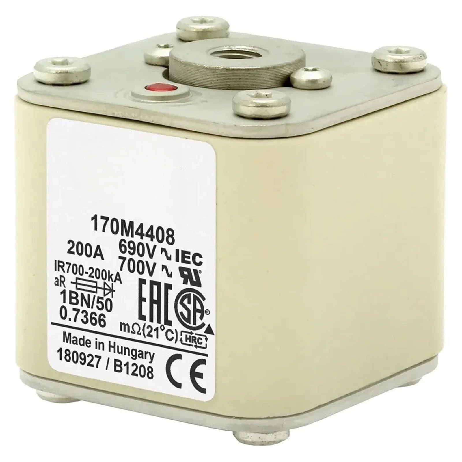 Fusible 170M4412 limiteur de courant pour la sécurité des onduleurs