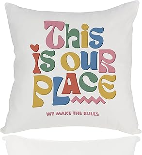 Sing Song Merch Pillow Cover, Fans Gifts for Music Lyric Inspired Album Name Pillow Case, Singer Merchandise Pillowcas 18 x 18inch(This is Our Place) 6JP913