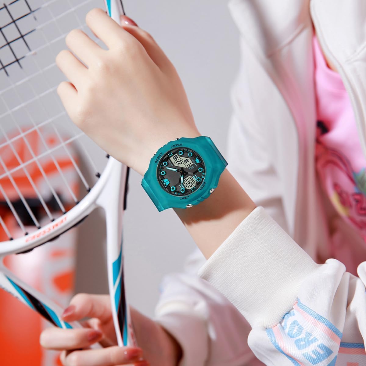 findtime Women's Sport Watches Digital Waterproof Watch Outdoor Military Tactical Wrist Watch Analog Fashion Ladies Watches with LED Luminous Alarms Stopwatch Countdown Reloj para Mujer - Image 2