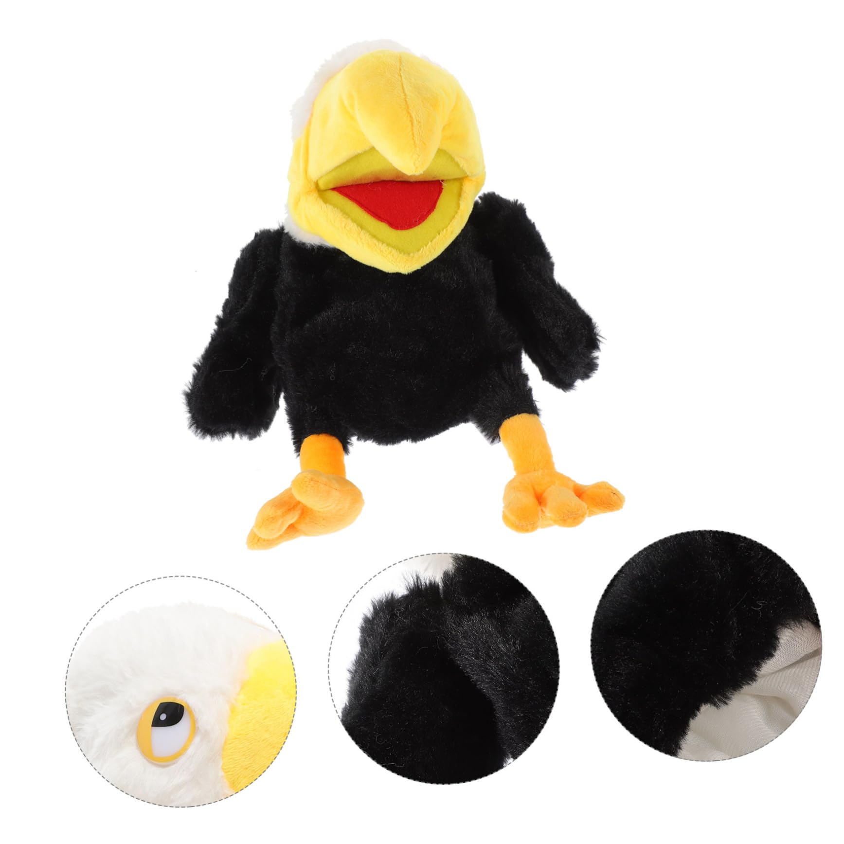 Beaupretty Marionetas de Mano de Búho de Dibujos Animados Juguetes de Peluche de Búho para Contar Historias Marioneta de Mano Interactiva Años