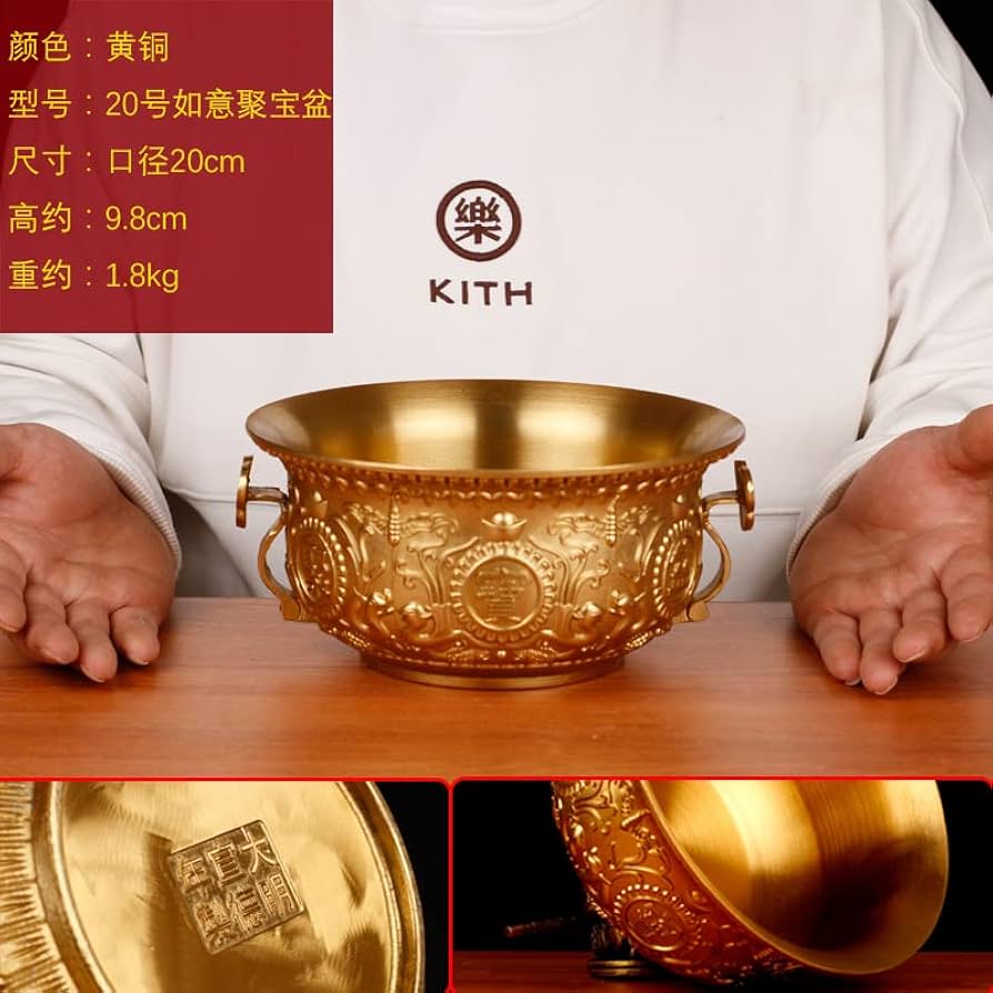 銅細工 聚宝盆 置物 招米 聚米 大盆 工芸品 装飾品 美術品 銅細工 聚宝盆 置物 招米 聚米 大盆 工芸品 装飾品 美術品