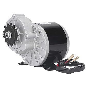 Brushed Speed Reduction Motor,24V 500W Gear Reduction Electric Motor with 13 Tooth Sprocket for Electric