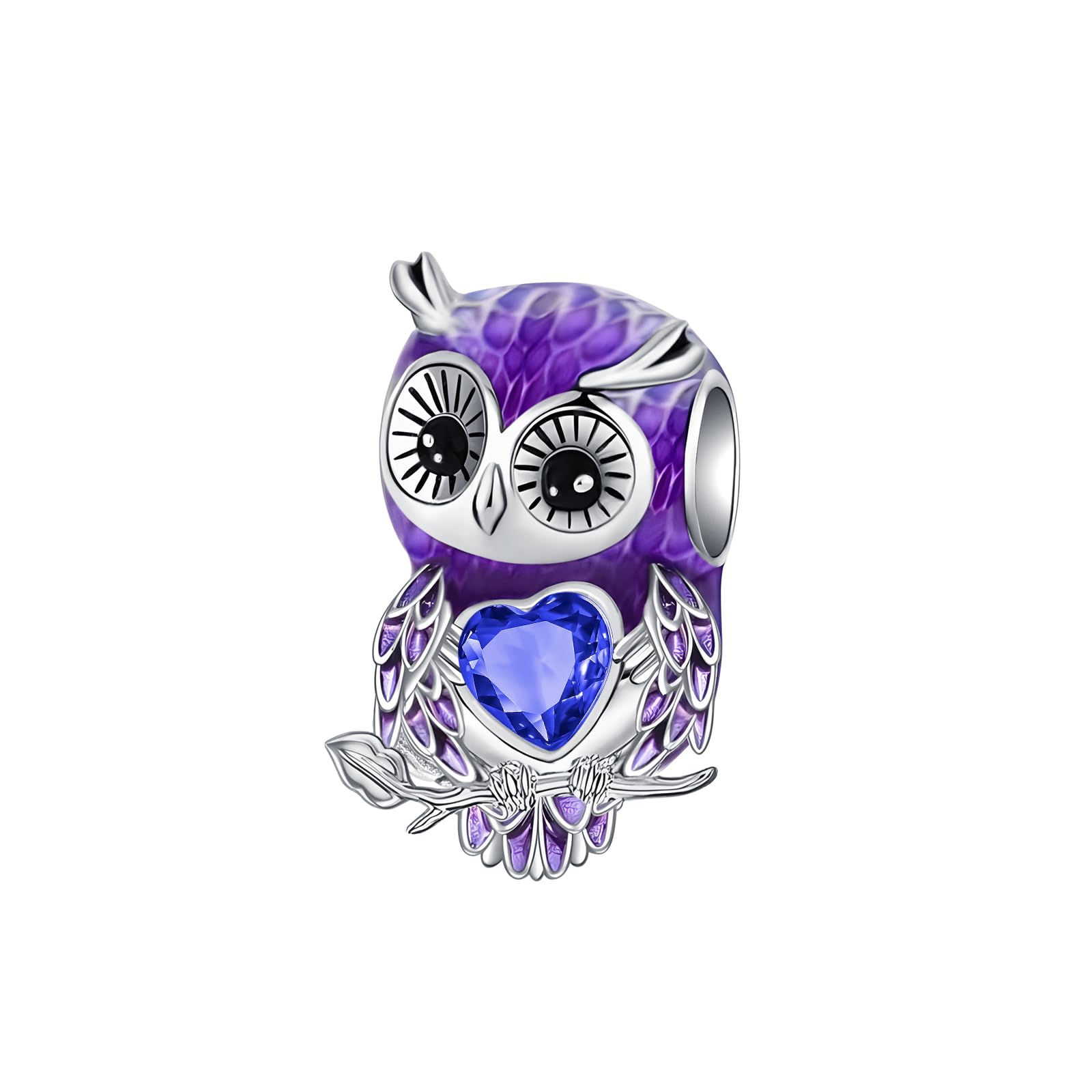 Damen Charm Anhänger für Armband 925 Sterling Silber Charm Bead Pendant für Europäische Armbänder und Halsketten