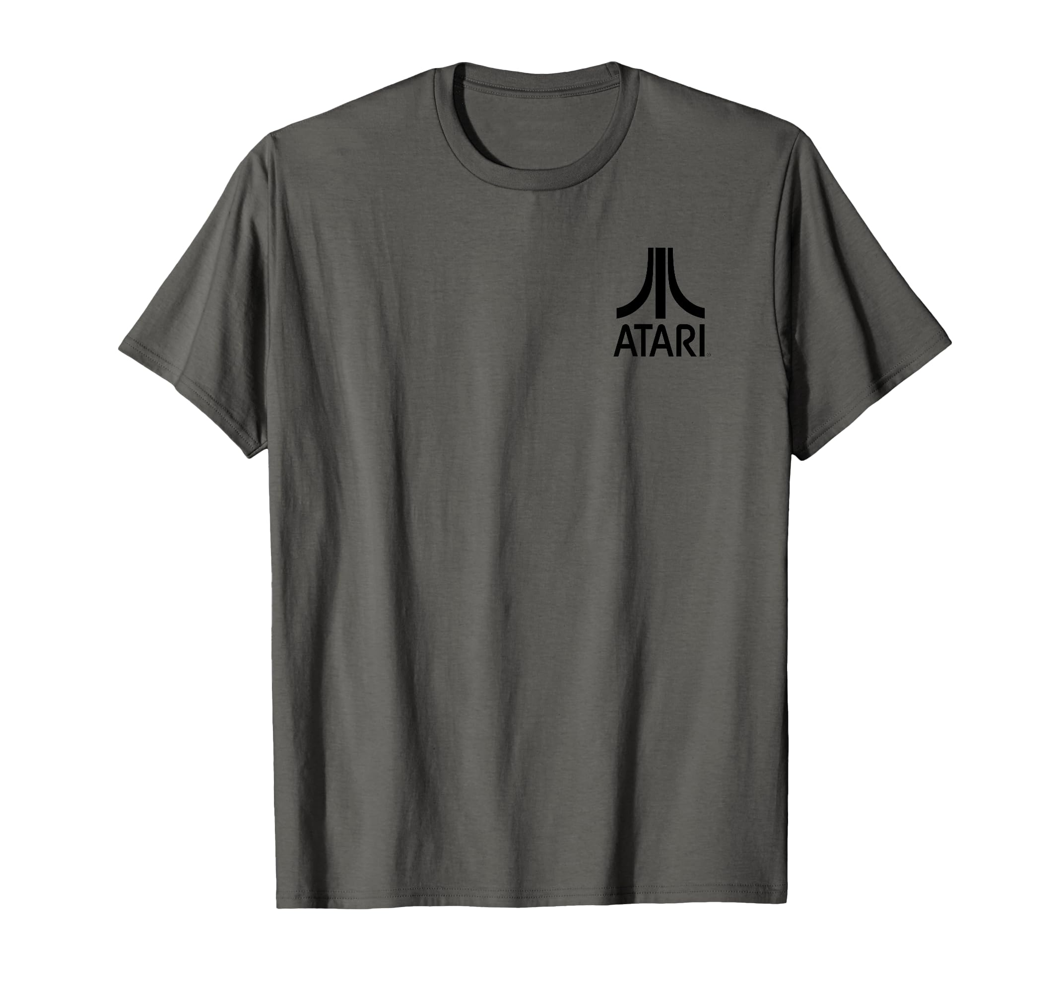 Atari Vintage Gaming Logo Black Retro Arcade Fun Graphic T-Shirt